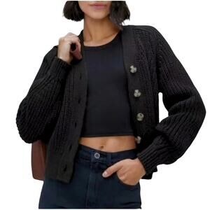 Everlane Black Women's Sweater Crew Neck